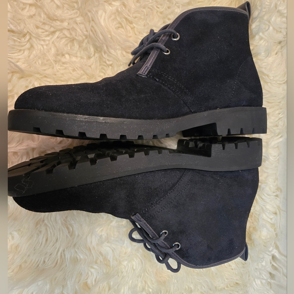 Coach Chukka Black Boots Suede‎ Leather Men’s 110 - Picture 7 of 12